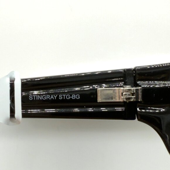 Maui Jim Stingray Sunglasses Unisex MJ 103-02 Gloss Black Grey Lenses 55mm - Picture 9 of 9